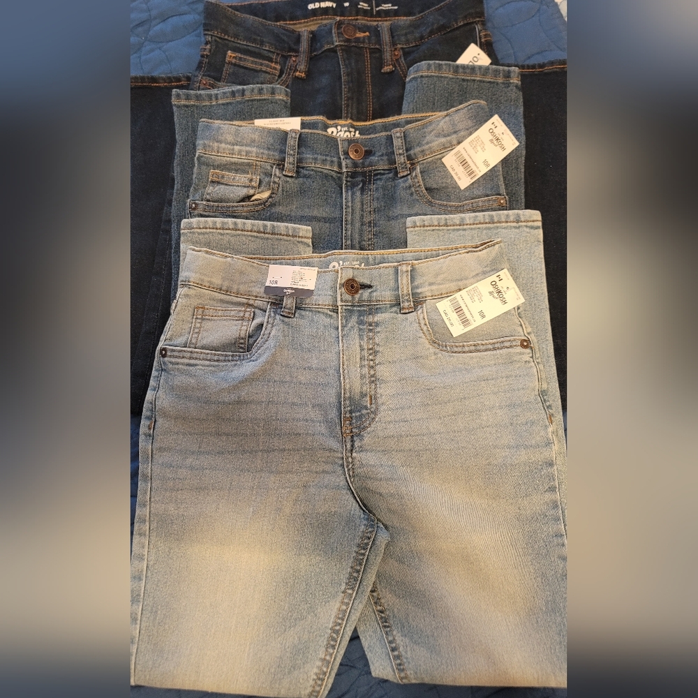 Boys Skinni Jeans Size 10R set of 3